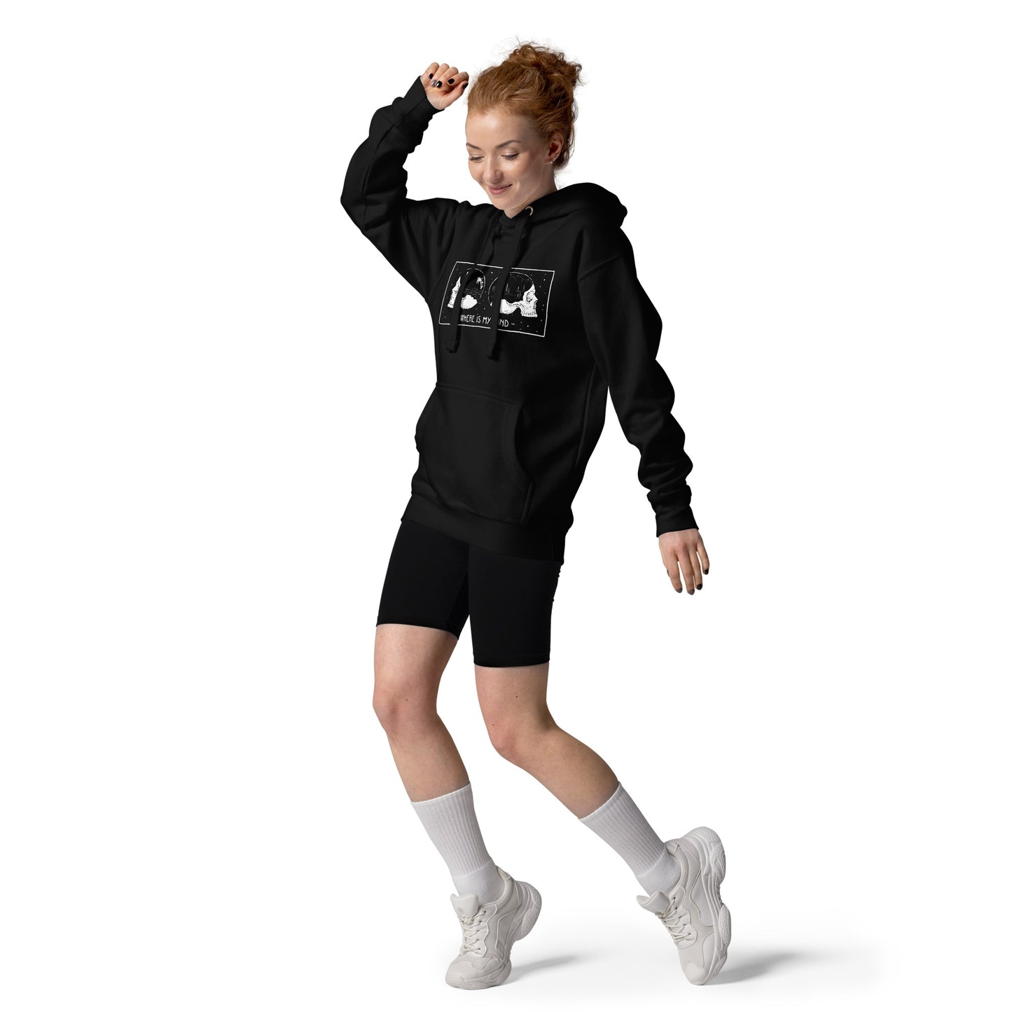 ¿Dónde está mi mente? Sudadera con capucha