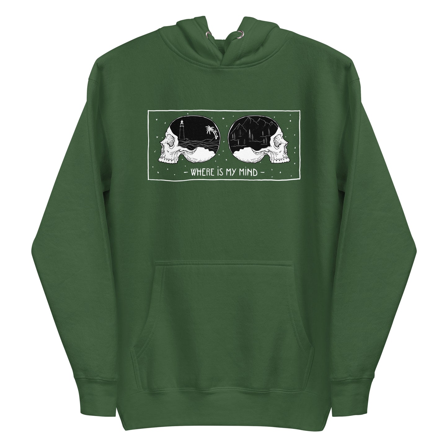 ¿Dónde está mi mente? Sudadera con capucha