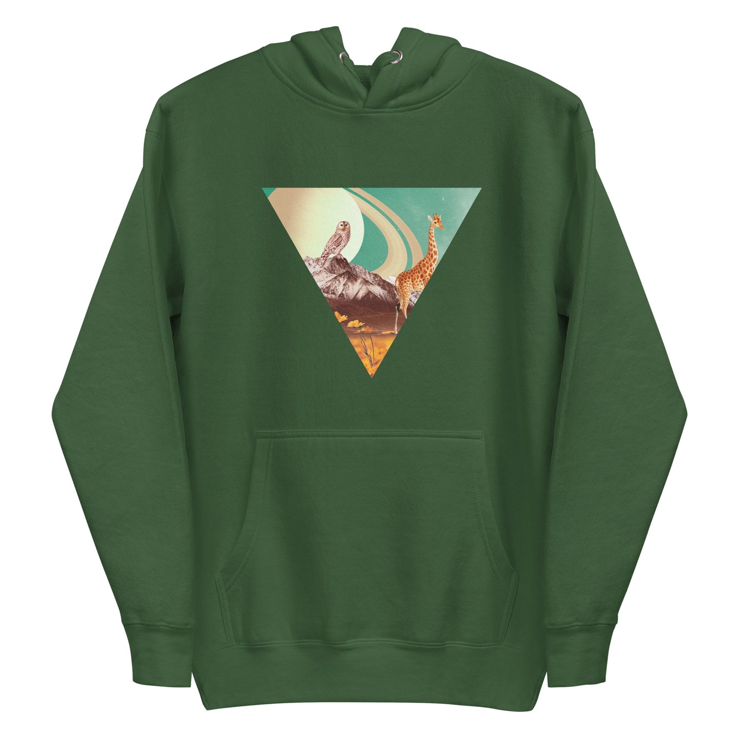 Sudadera con capucha pintoresca