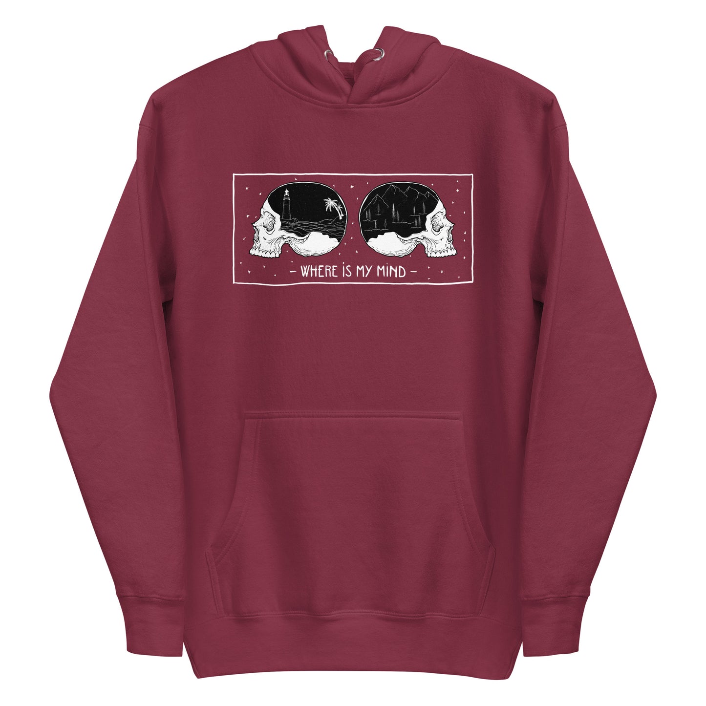 ¿Dónde está mi mente? Sudadera con capucha