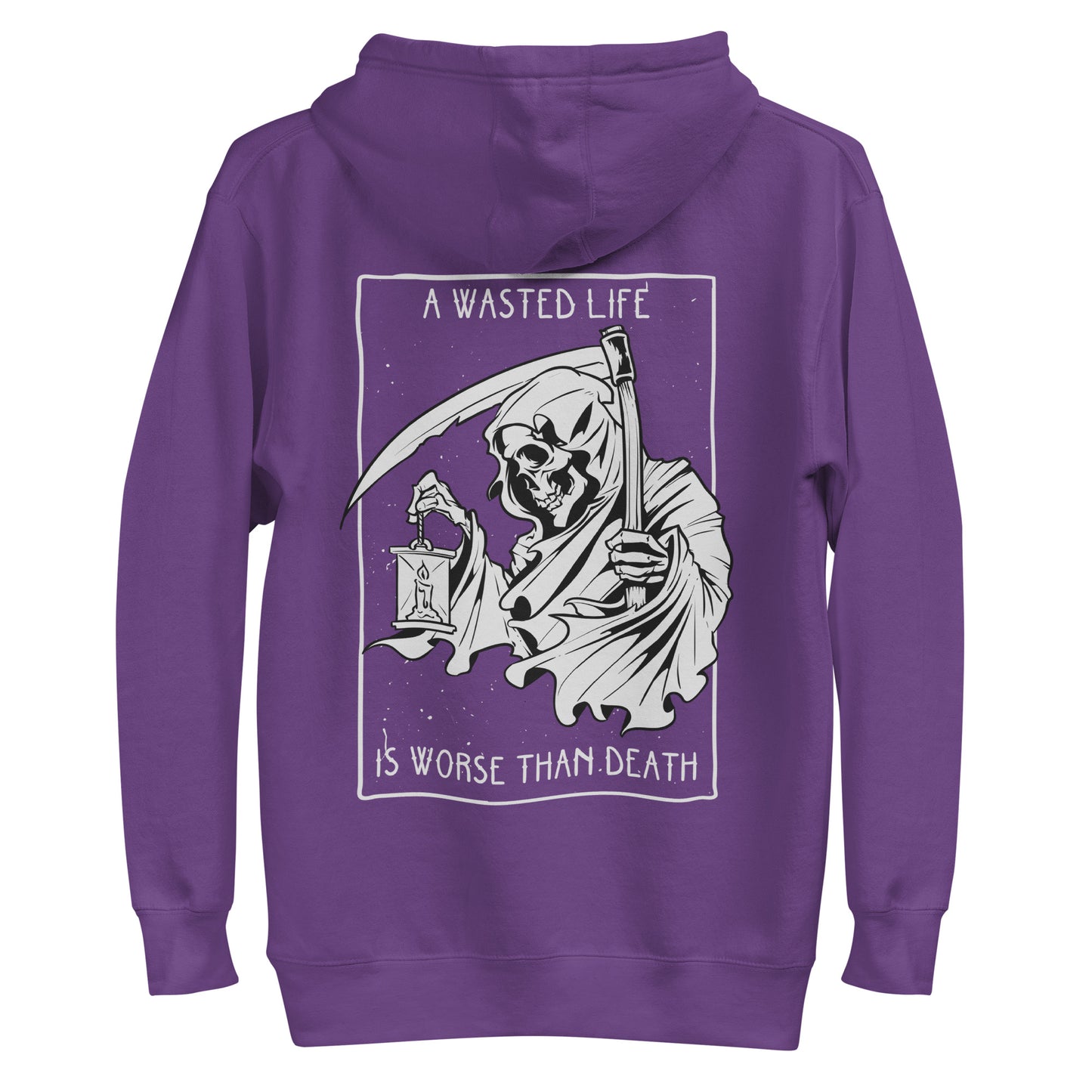 Sudadera con capucha de vida desperdiciada
