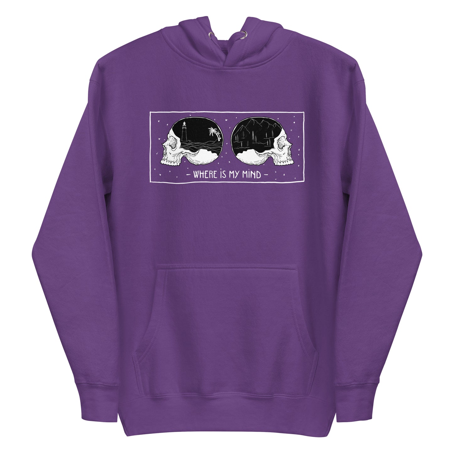 ¿Dónde está mi mente? Sudadera con capucha