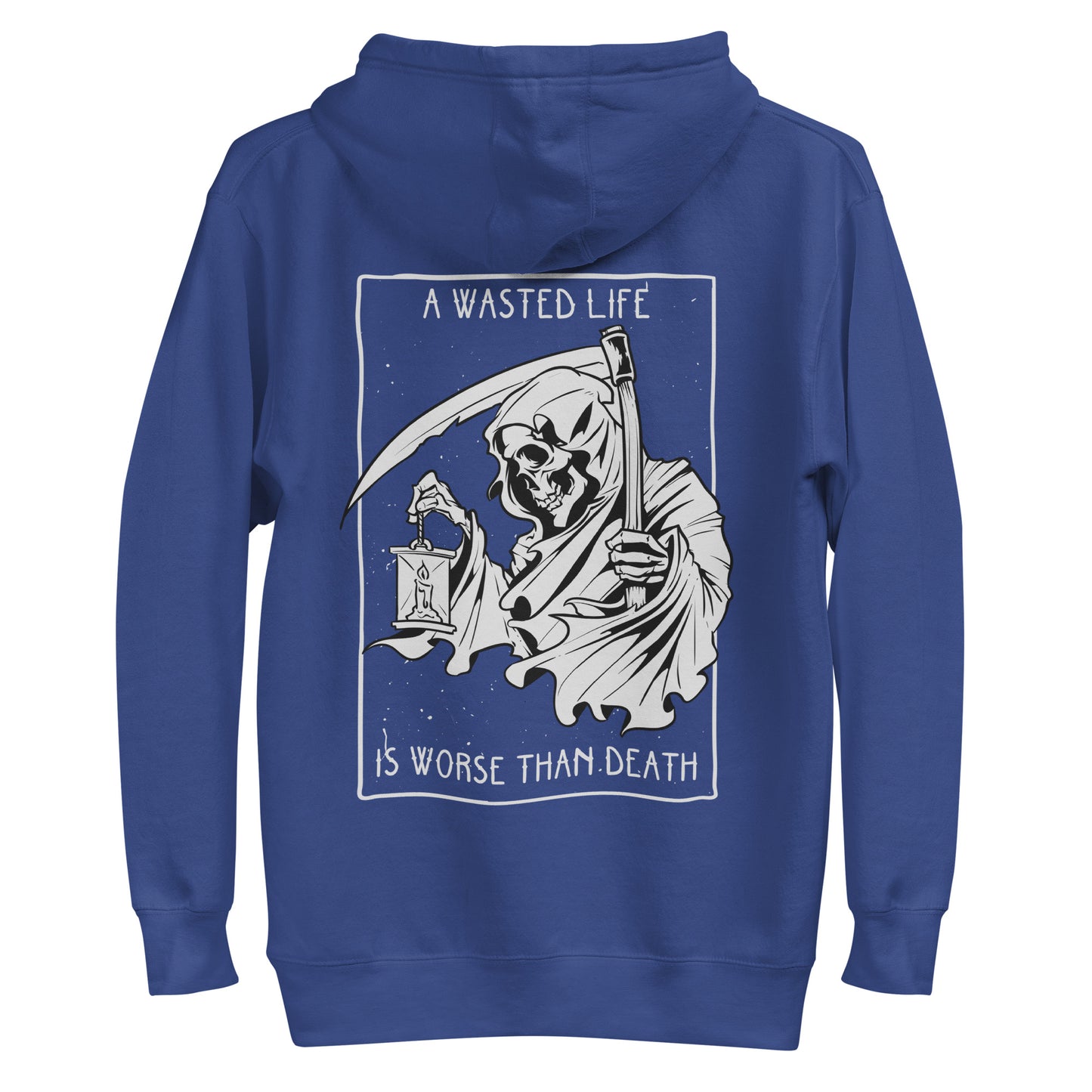 Sudadera con capucha de vida desperdiciada