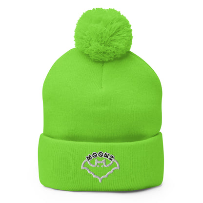 Gorro con pompón y logo