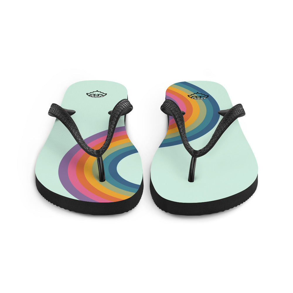 Chanclas arcoiris