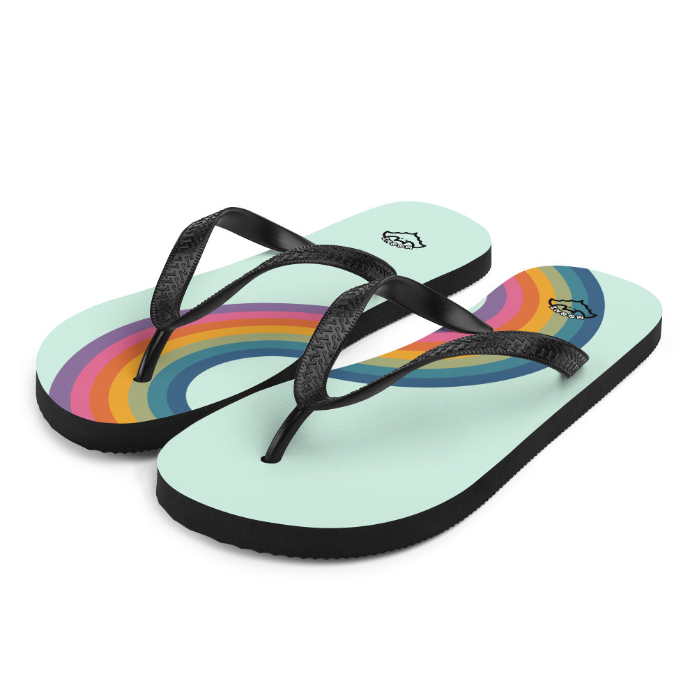 Chanclas arcoiris