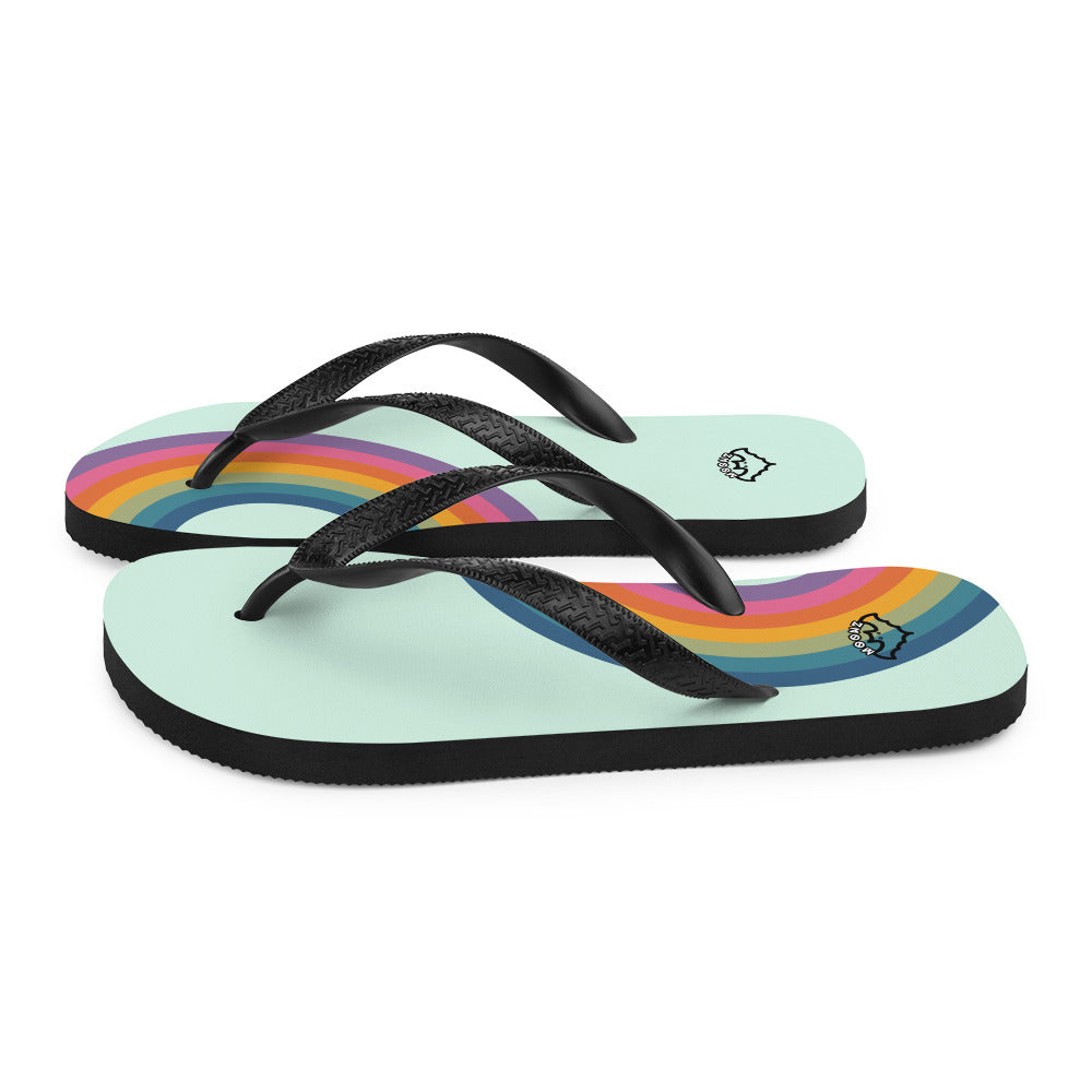 Chanclas arcoiris