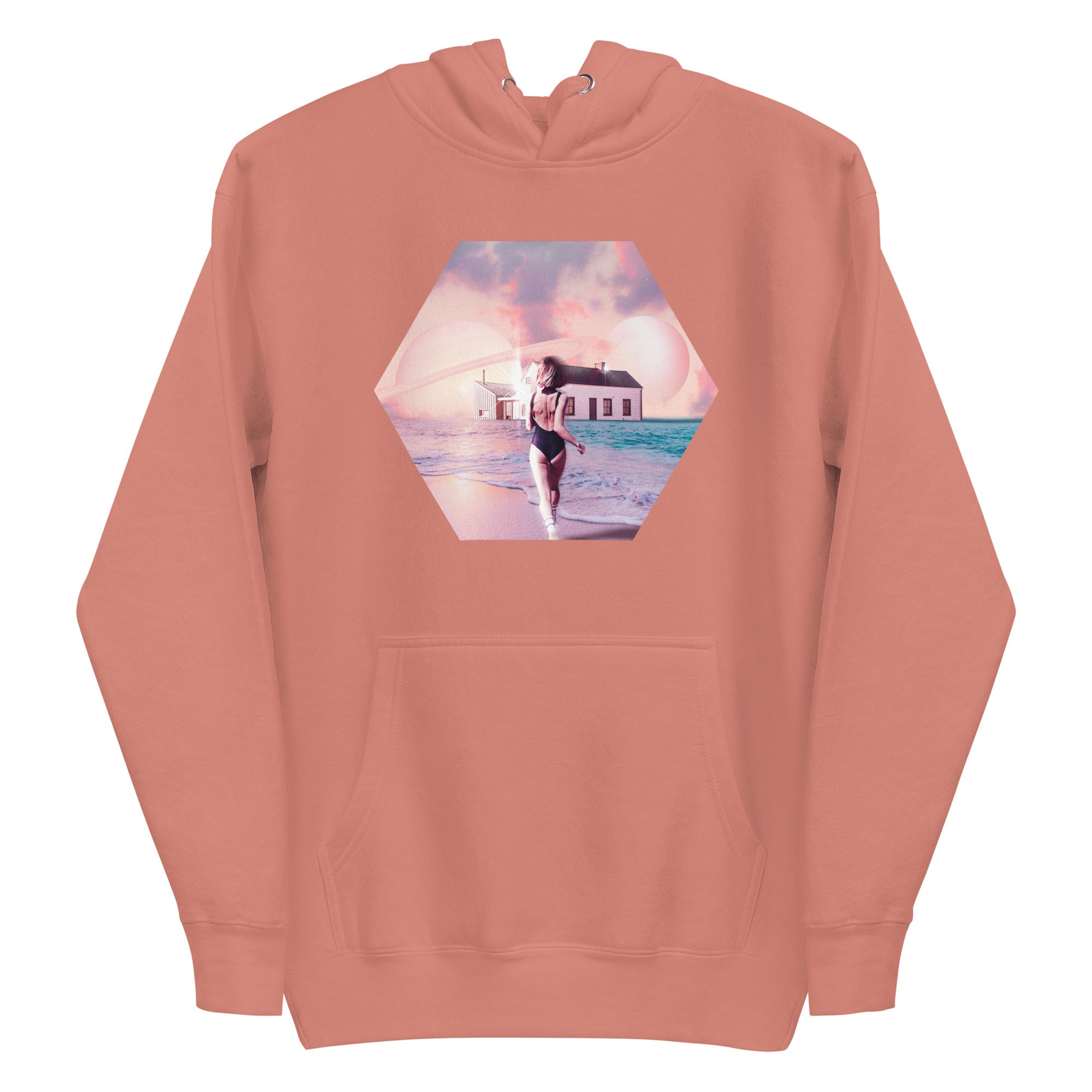 KYOTO LUXE ZIPPER HOODIE IN TERRACOTTA – THE KEMIST